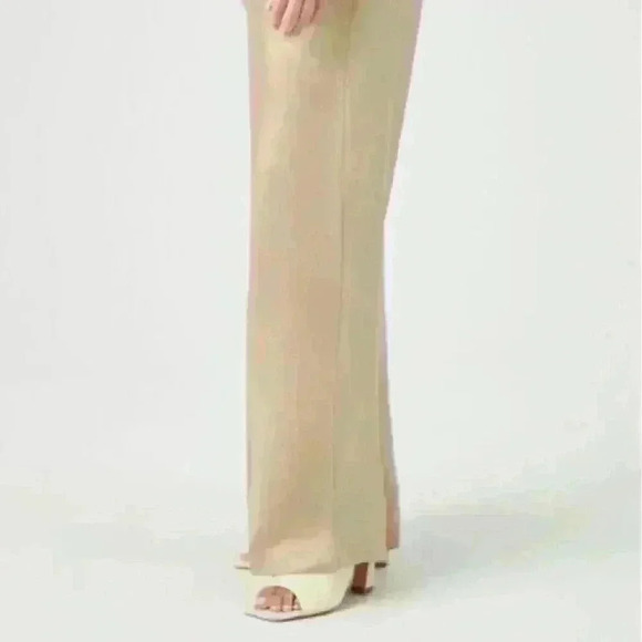 Forever 21 Satin Drawstring Wide-Leg Pants Large - Picture 4 of 7